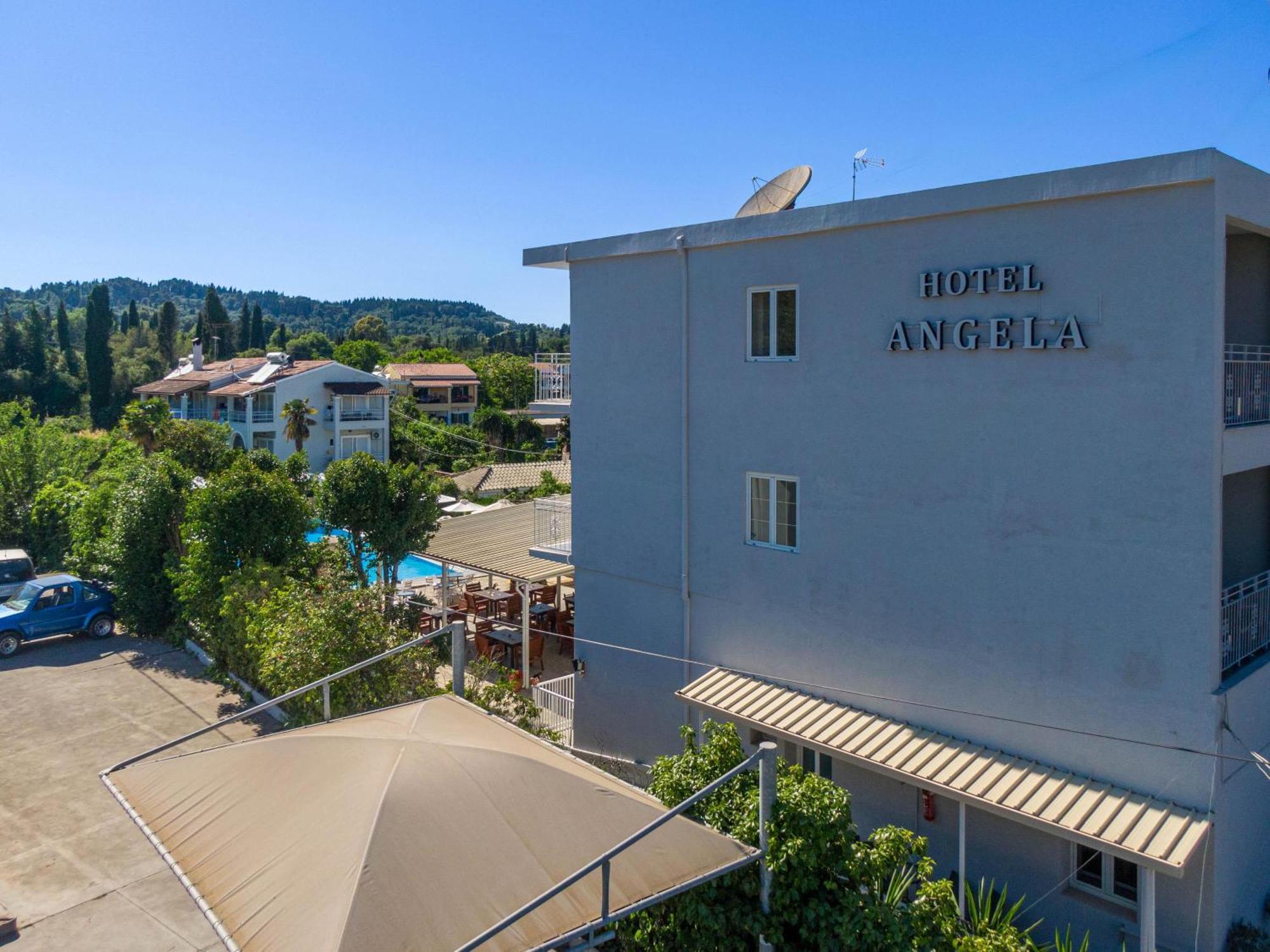 Angela Hotel & Apartments Gouvia Bagian luar foto